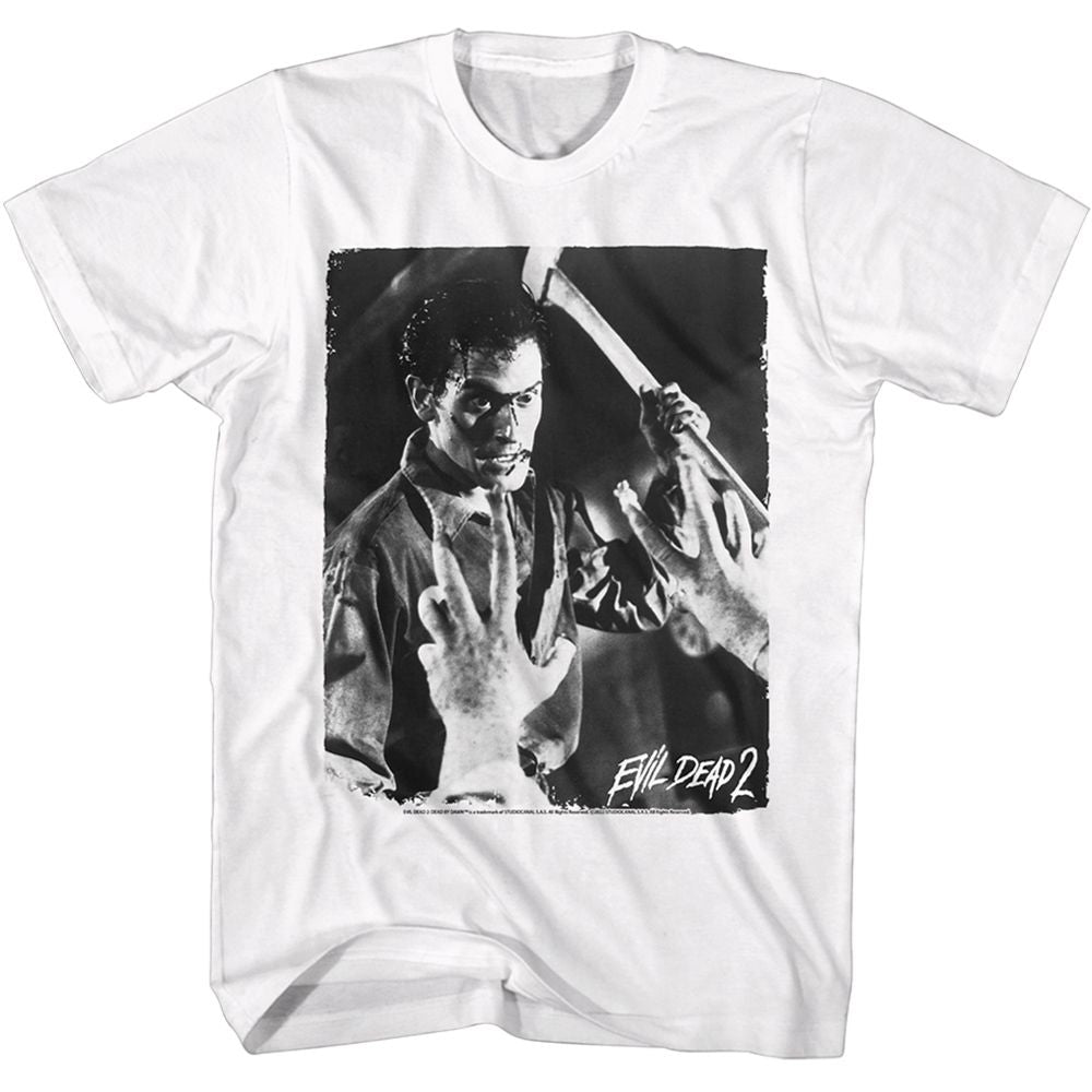 Evil Dead - Ash With Axe - Short Sleeve - Adult - T-Shirt