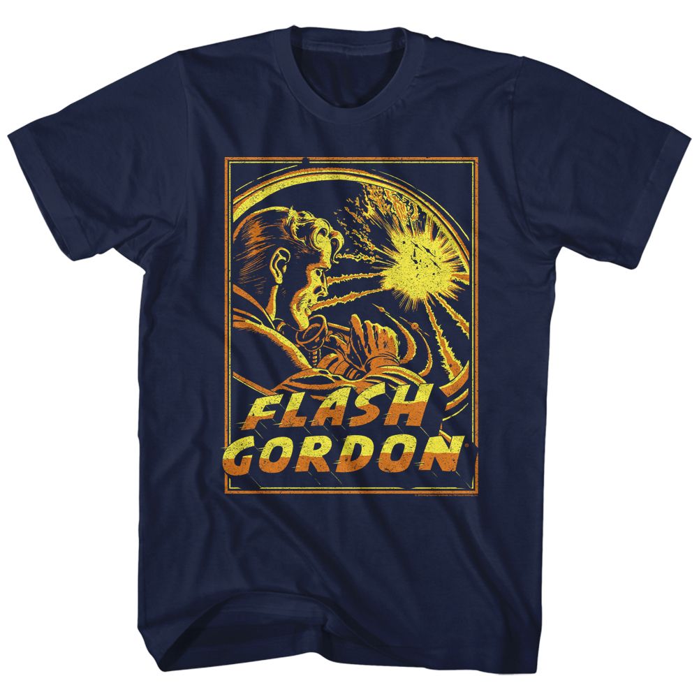 Flash Gordon - Space Explosion - Short Sleeve - Adult - T-Shirt