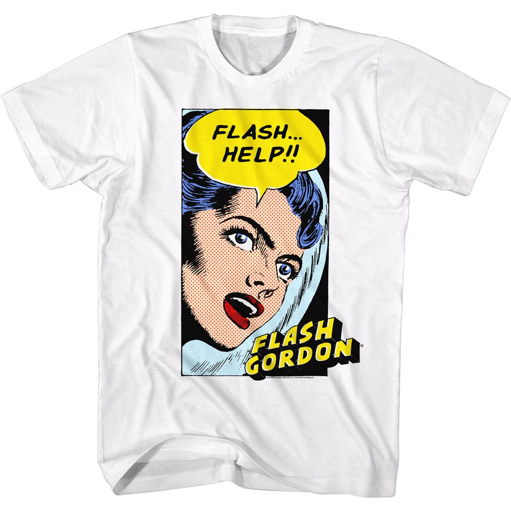 Flash Gordon - Help - Short Sleeve - Adult - T-Shirt