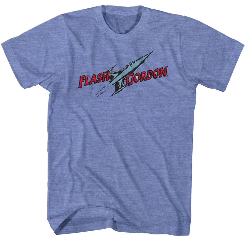 Flash Gordon - Comic Logo - Short Sleeve - Heather - Adult - T-Shirt