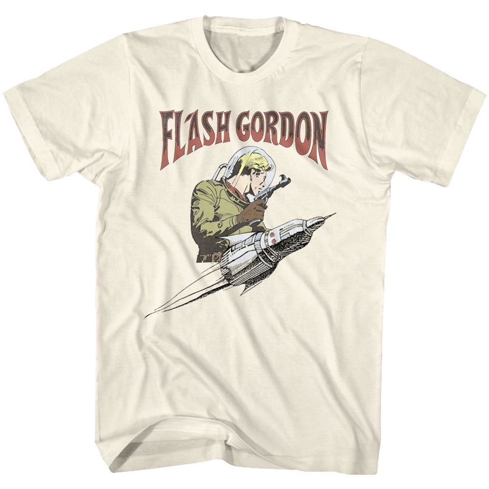 Flash Gordon - Flash Rocket - Short Sleeve - Adult - T-Shirt