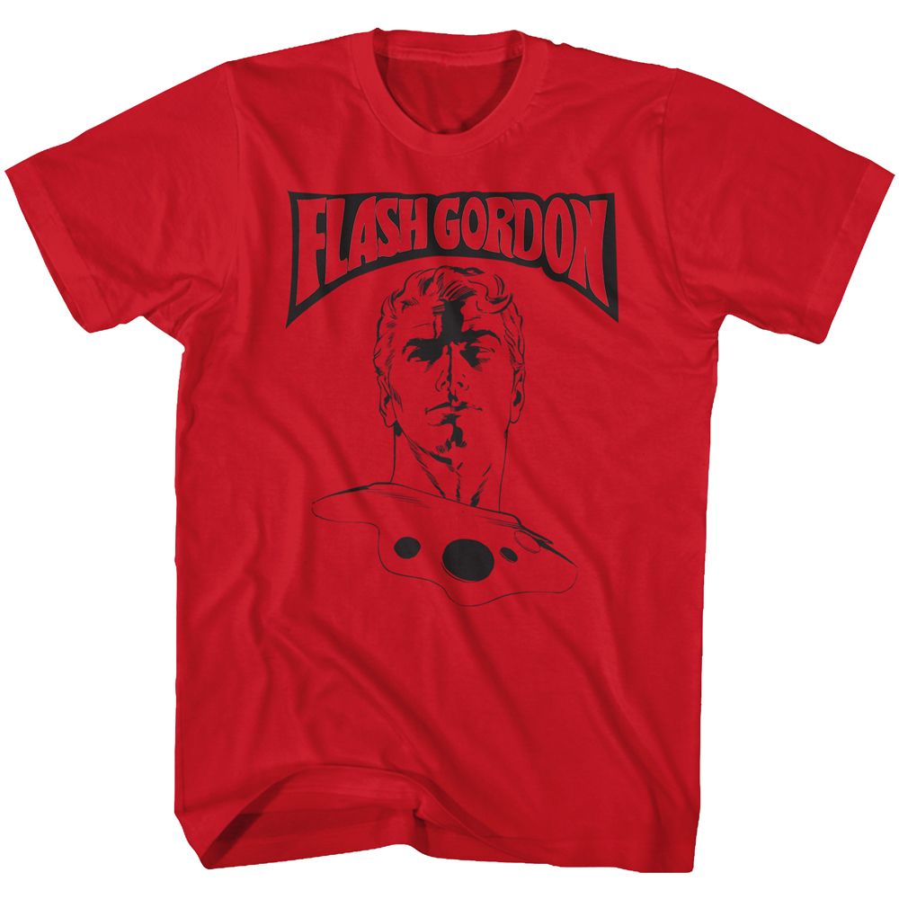 Flash Gordon - Outline - Short Sleeve - Adult - T-Shirt