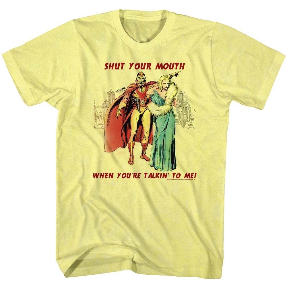 Flash Gordon - Shut It - Short Sleeve - Heather - Adult - T-Shirt