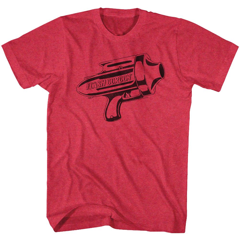 Flash Gordon - Ray Gun - Short Sleeve - Heather - Adult - T-Shirt