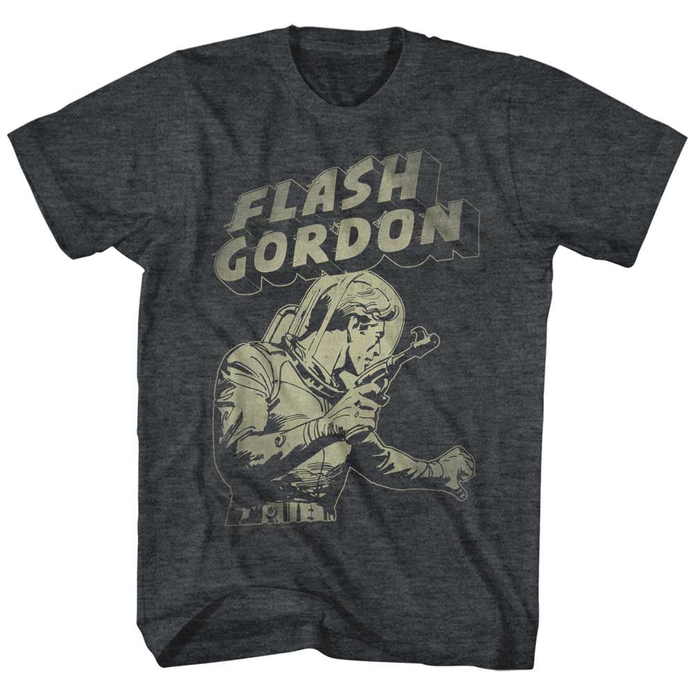 Flash Gordon - Flash Aaaaaaa - Short Sleeve - Heather - Adult - T-Shirt