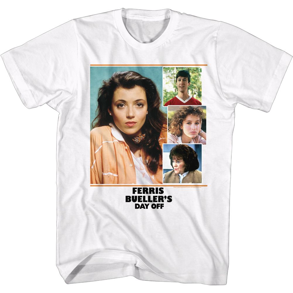 Ferris Beuller's Day Off - Sloane Collage - Short Sleeve - Adult - T-Shirt