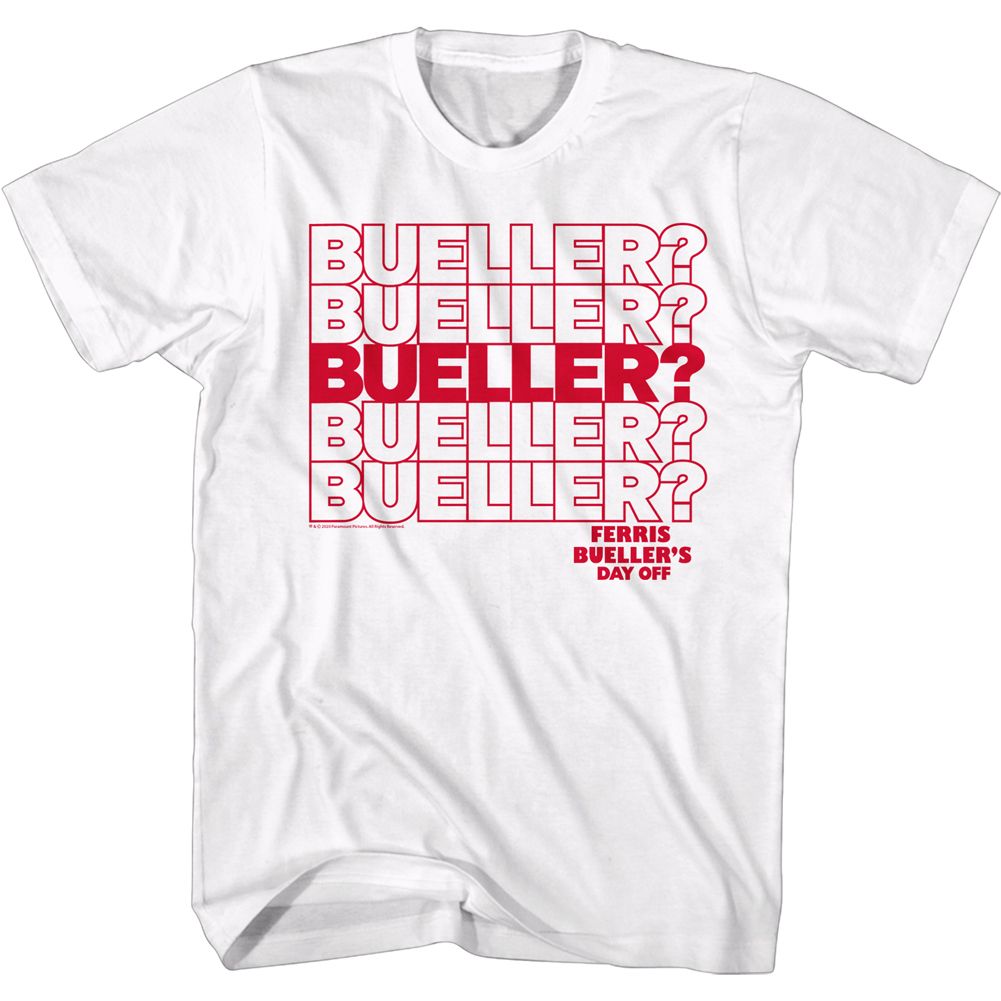 Ferris Beuller's Day Off - Beuller Repeat - Short Sleeve - Adult - T-Shirt