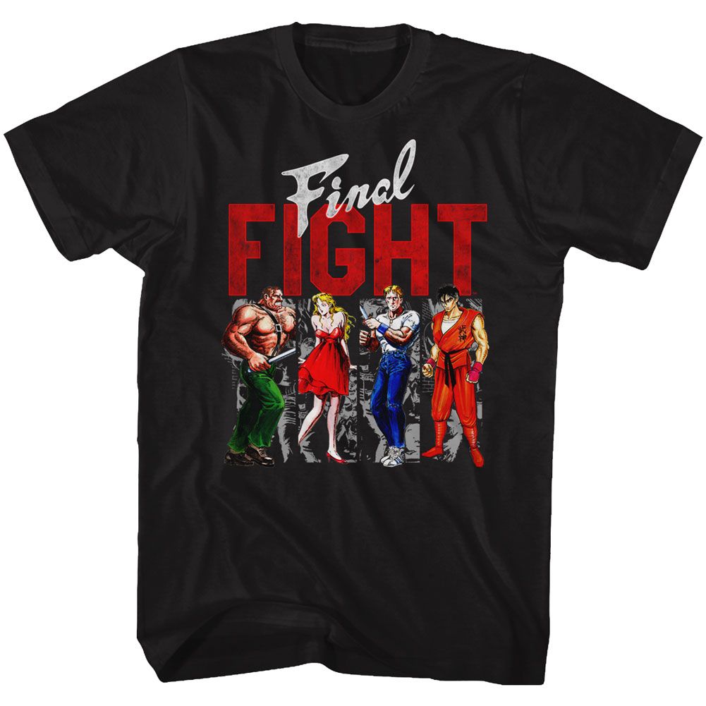 Final Fight - Panels - Short Sleeve - Adult - T-Shirt
