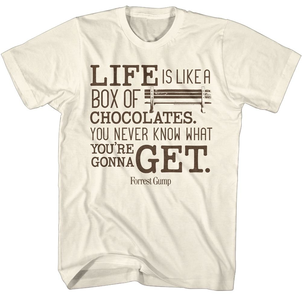 Forrest Gump - Like A Box Of Chocolates - Short Sleeve - Adult - T-Shirt