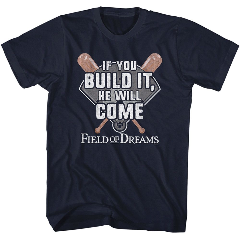 Field Of Dreams - If You Build It - Short Sleeve - Adult - T-Shirt