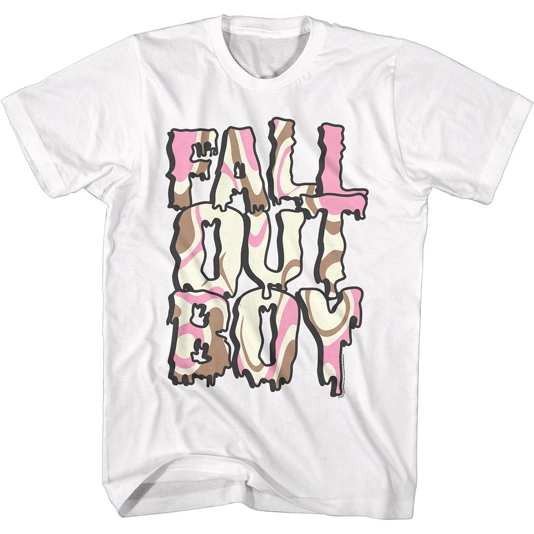 Fall Out Boy - Neapolitan Logo - Short Sleeve - Adult - T-Shirt