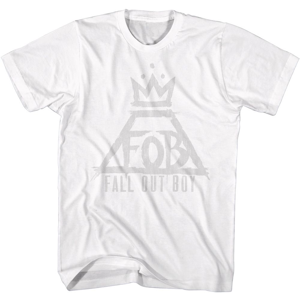 Fall Out Boy - Triangle Crown Logo - Short Sleeve - Adult - T-Shirt