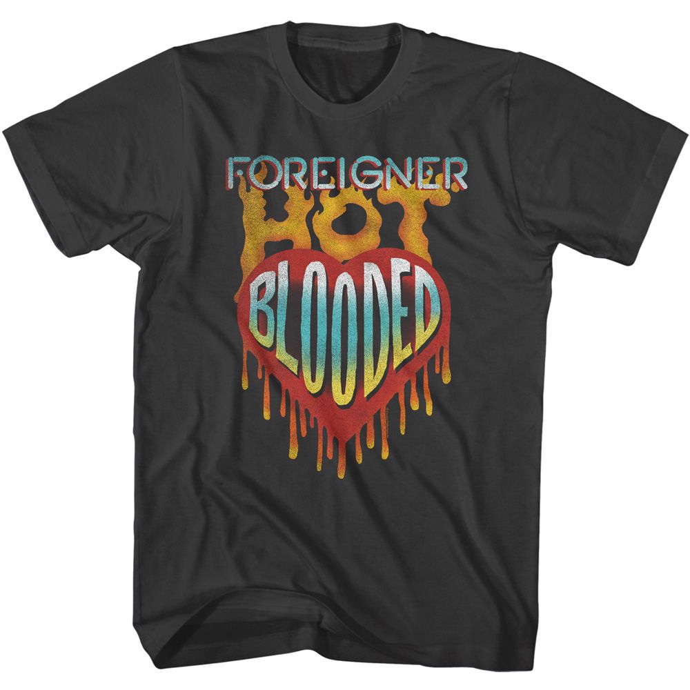 Foreigner - Hot Blooded - Short Sleeve - Adult - T-Shirt