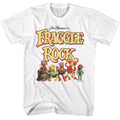Fraggle Rock - Fraggles And Logo - Licensed - Adult Short Sleeve T-Shirt