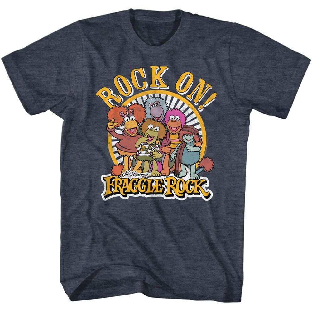 Fraggle Rock - Rock On - Short Sleeve - Heather - Adult - T-Shirt