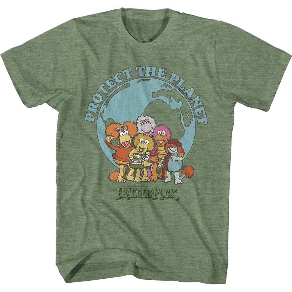 Fraggle Rock - Save The Planet - Short Sleeve - Heather - Adult - T-Shirt
