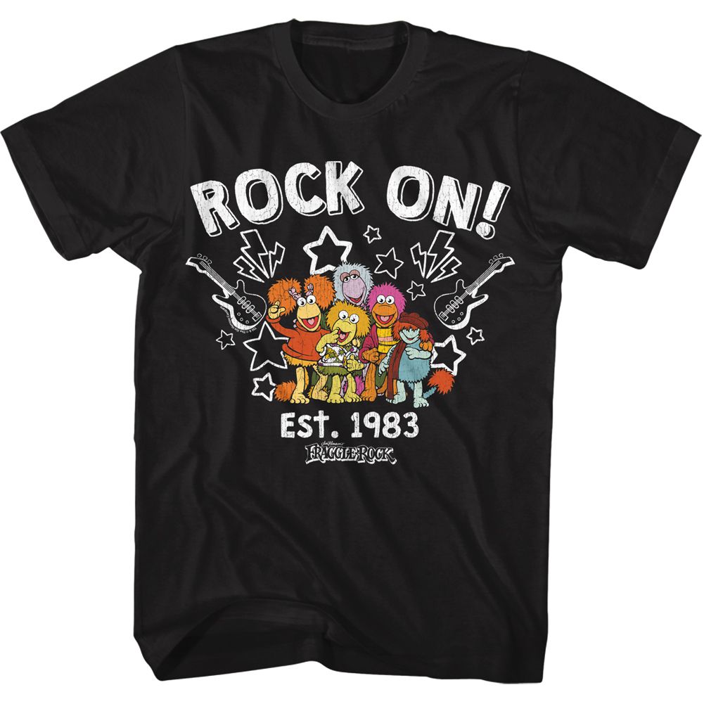 Fraggle Rock - Guitars & Stars - Short Sleeve - Adult - T-Shirt