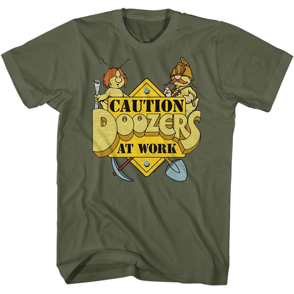 Fraggle Rock - Caution Doozers - Short Sleeve - Adult - T-Shirt