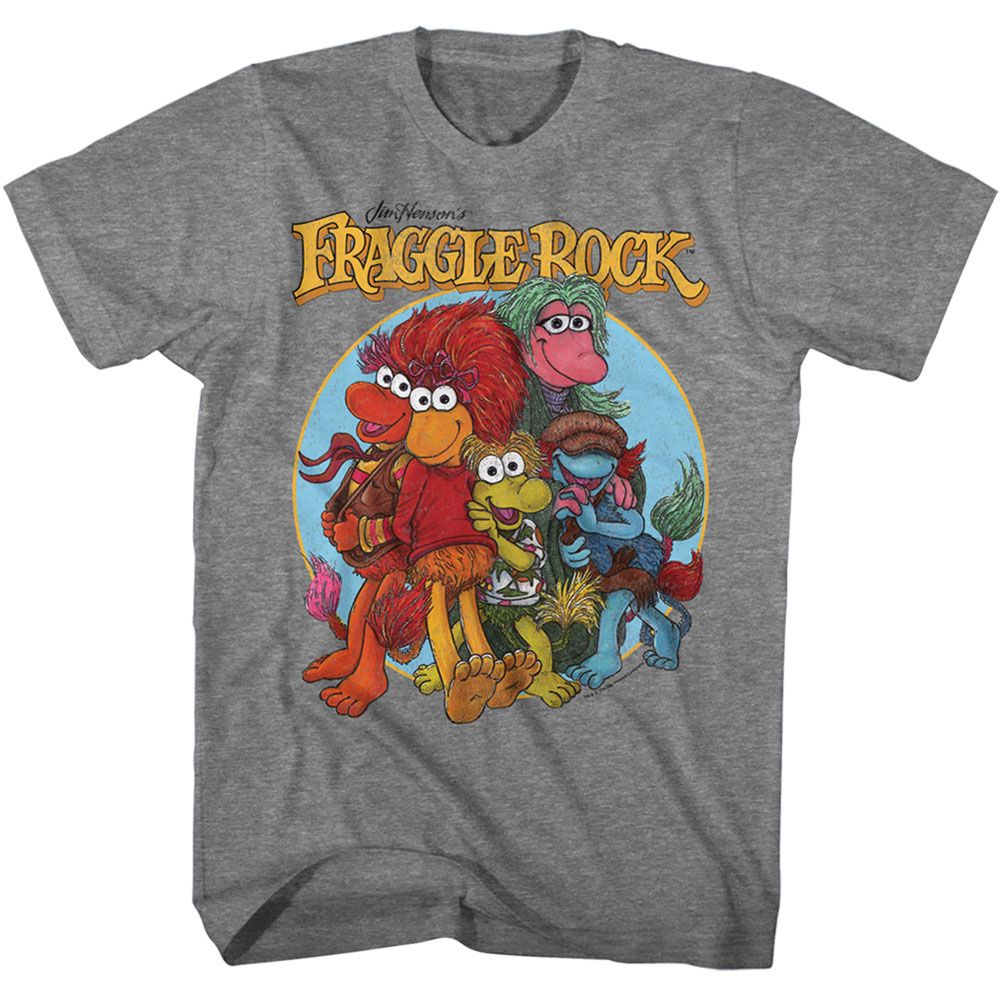 Fraggle Rock - Drawn Fraggles - Short Sleeve - Adult - T-Shirt