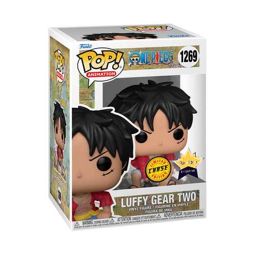 Funko Pop! Animation: One Piece - Monkey D. Luffy Gear Two Chase Fundom Exclusive