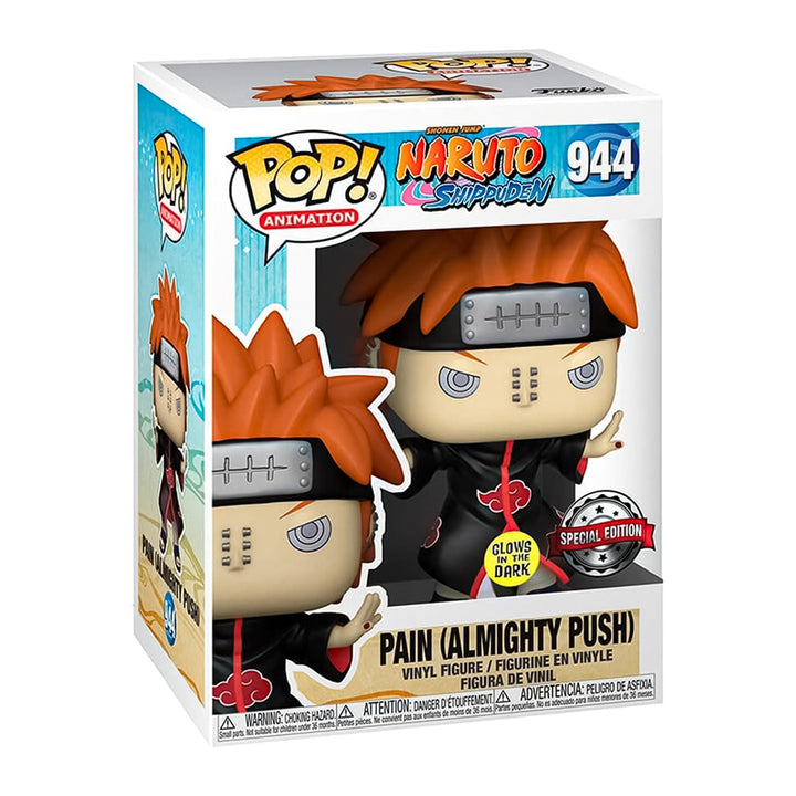 Funko Pop! Animation: Naruto Shippuden - Pain Almighty Push Glow-in-the-Dark Exclusive