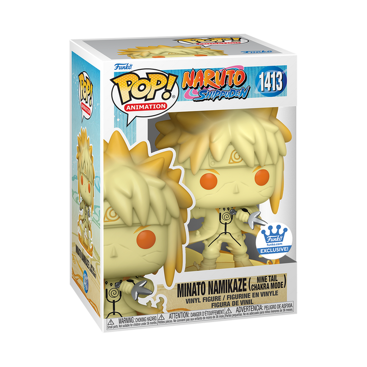 Funko Pop! Animation: Naruto Shippuden - Minato Namikaze Nine Tail Chakra Mode Exclusive