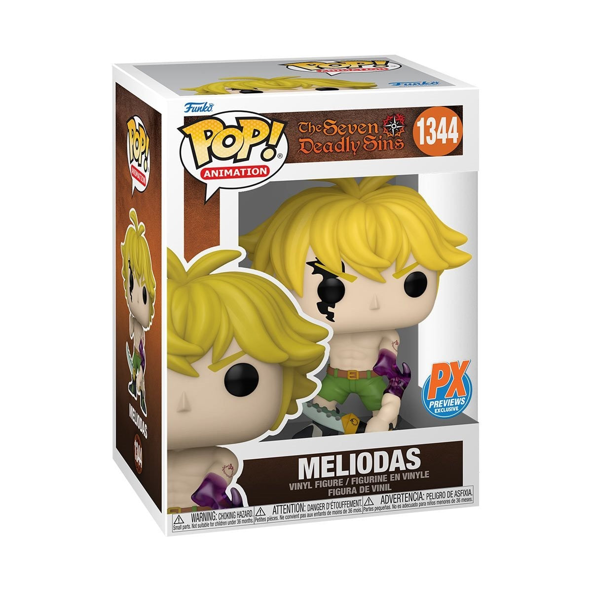 Funko Pop! Animation: The Seven Deadly Sins - Meliodas Demon Mode PX Previews Exclusive