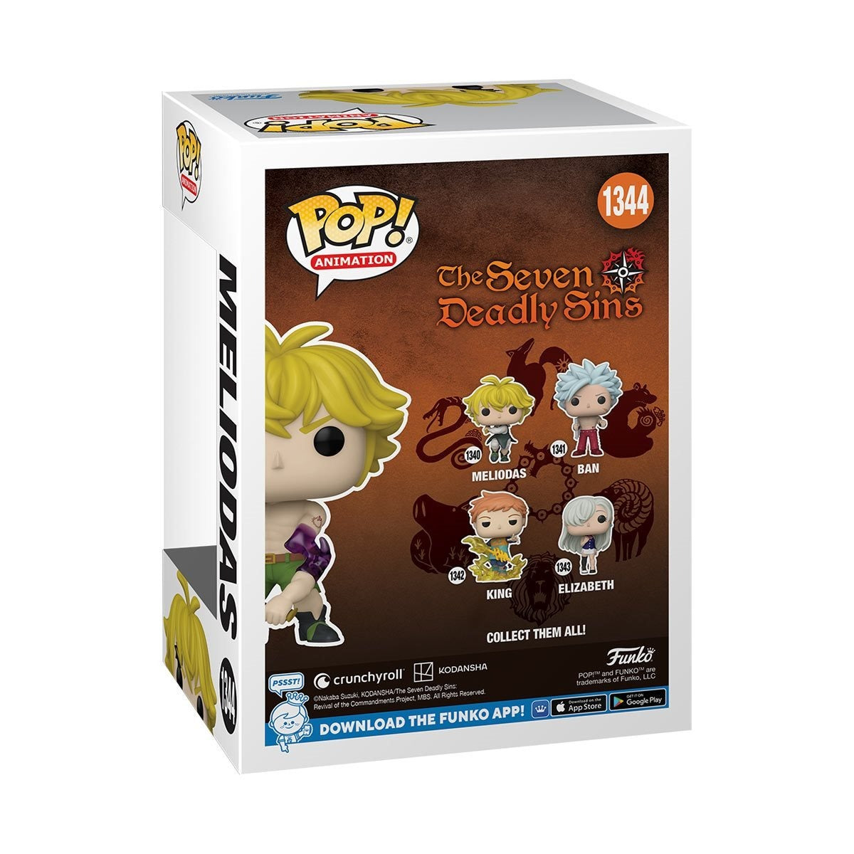 Funko Pop! Animation: The Seven Deadly Sins - Meliodas Demon Mode PX Previews Exclusive