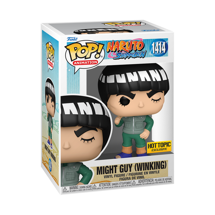 Funko Pop! Animation: Naruto Shippuden - Might Guy Winking Hot Topic Exclusive