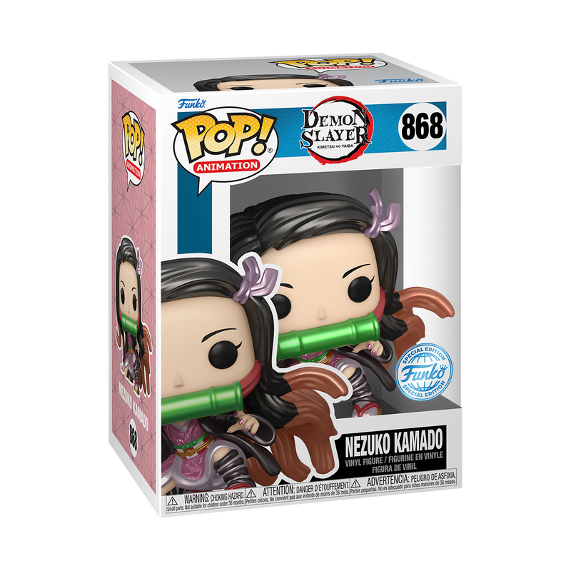 Funko Pop! Animation: Demon Slayer Kimetsu No Yaiba - Nezuko Kamado Metallic Exclusive