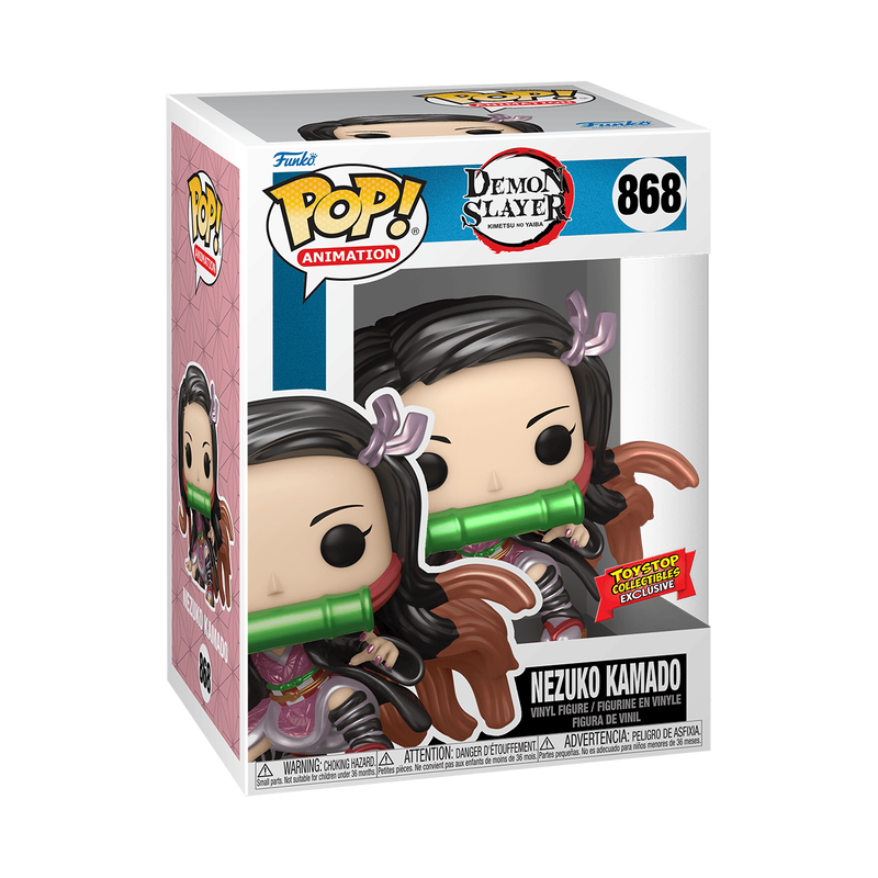 Funko Pop! Animation: Demon Slayer Kimetsu No Yaiba - Nezuko Kamado Metallic Exclusive