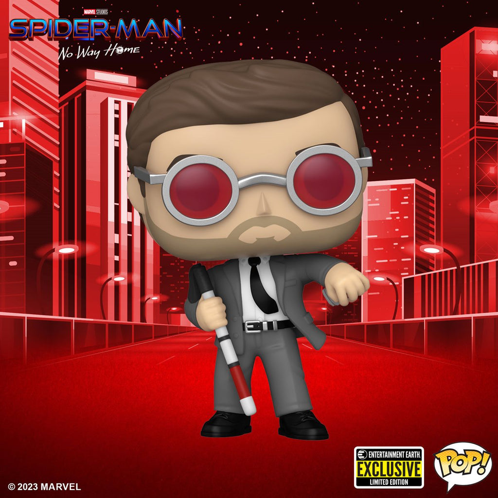 Funko Pop! Marvel: Spider-Man No Way Home - Matt Murdock with Brick Entertainment Earth Exclusive