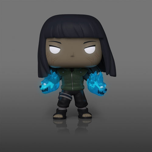Funko Pop! Animation: Naruto Shippuden - Hinata with Twin Lion Fists Chase Glow-in-the-dark Entertainment Earth Exclusive