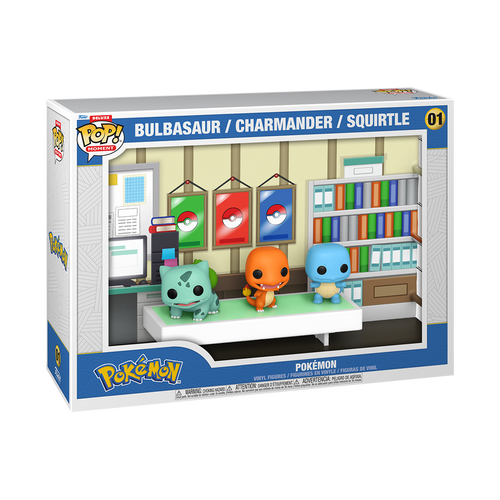 Funko Pop! Deluxe Moment: Pokémon - Bulbasaur Charmander Squirtle #01
