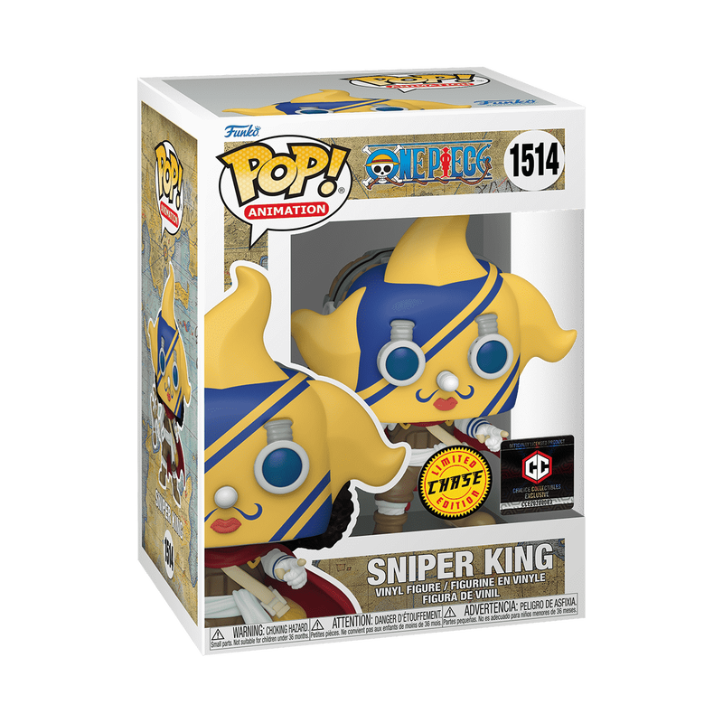 Funko Pop! Animation: One Piece - Sniper King #1514 Chase Chalice Collectibles Exclusive