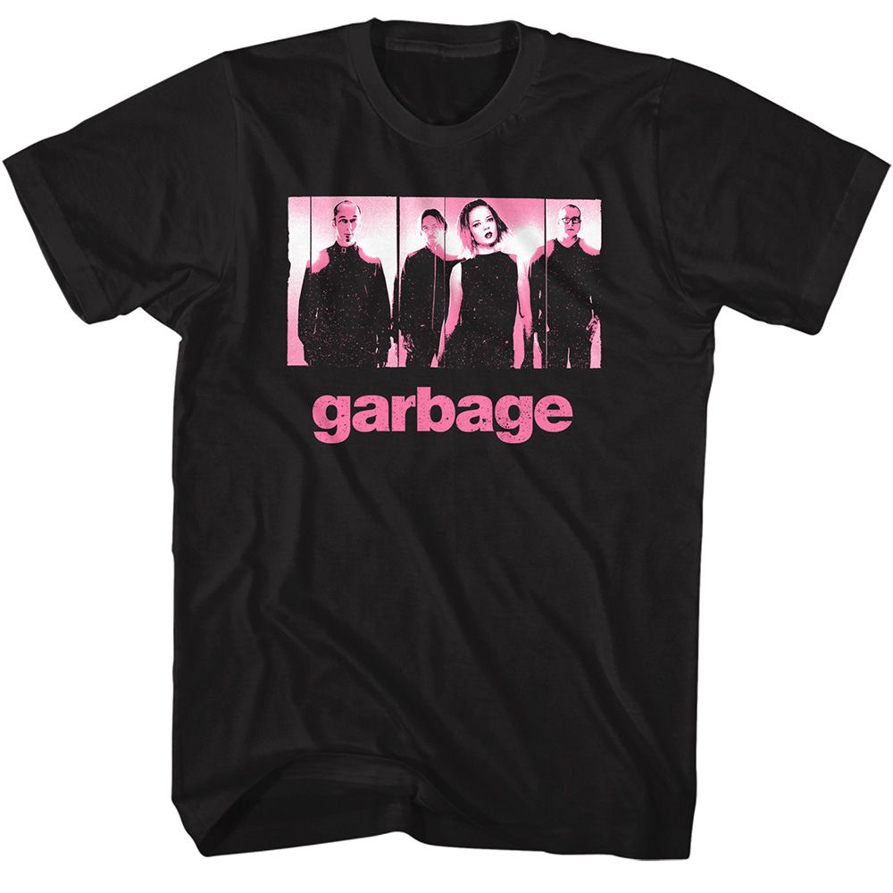 Garbage - Pink Offset - Short Sleeve - Adult - T-Shirt