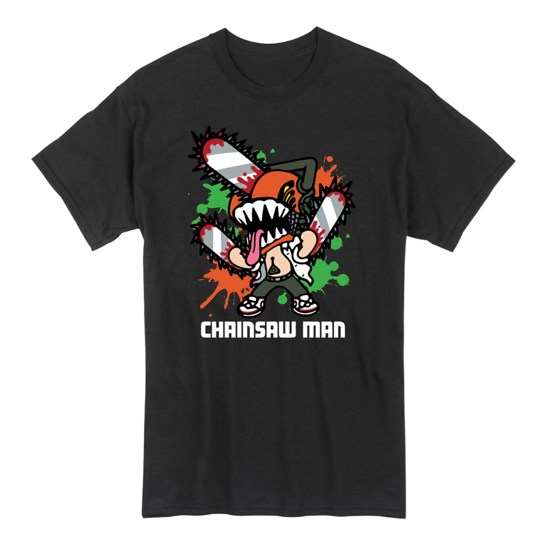 Great Eastern Entertainment Chainsaw Man - Chainsaw Man SD Adult Men T-Shirt