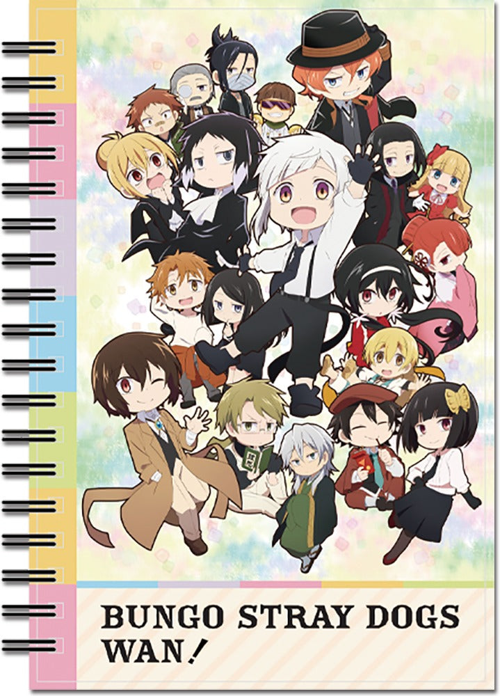 Great Eastern Entertainment Bungo Stray Dogs Wan! Key Art 1 Hardcover Notebook