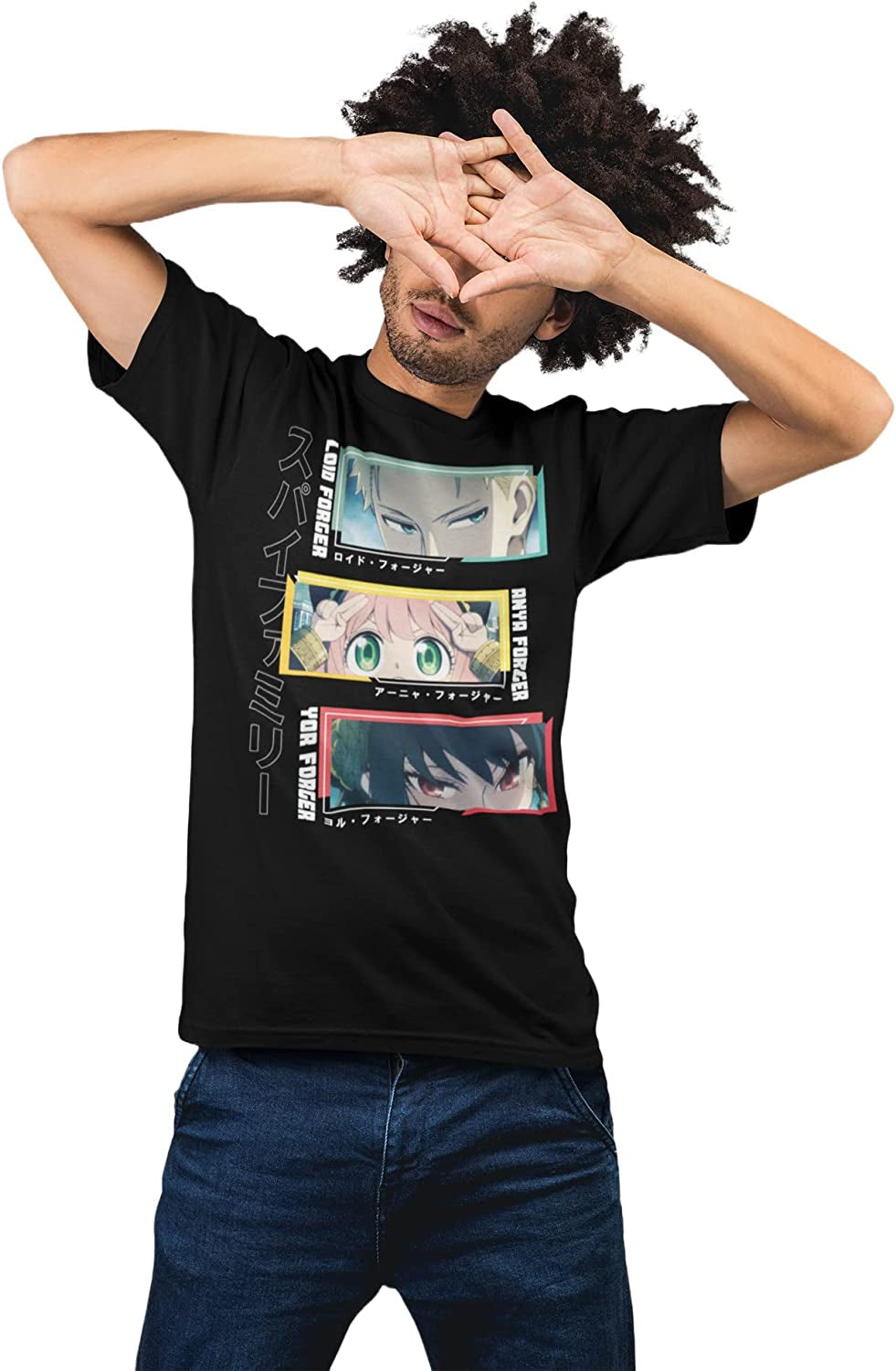 Spy X Family - Forger Family Eyes Frame Adult Men T-Shirt
