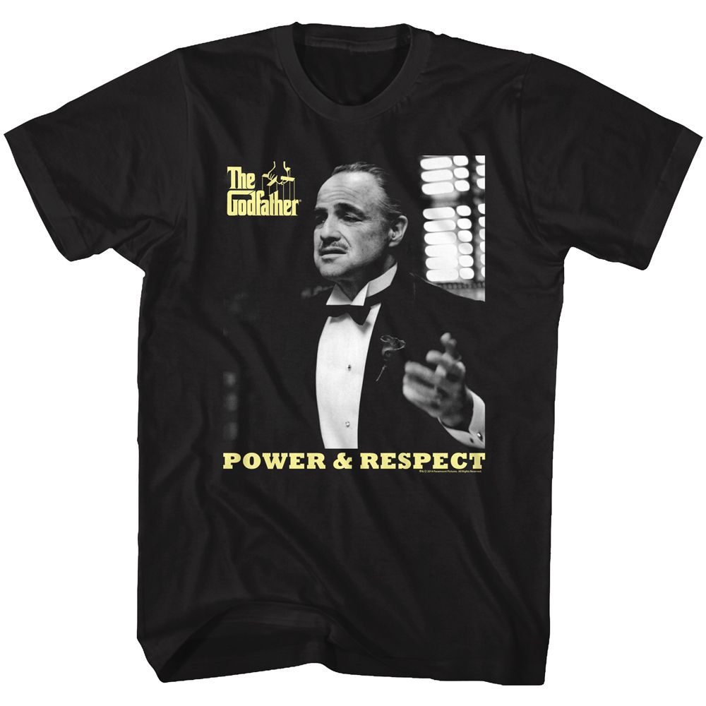 Godfather - Power & Respect - Short Sleeve - Adult - T-Shirt