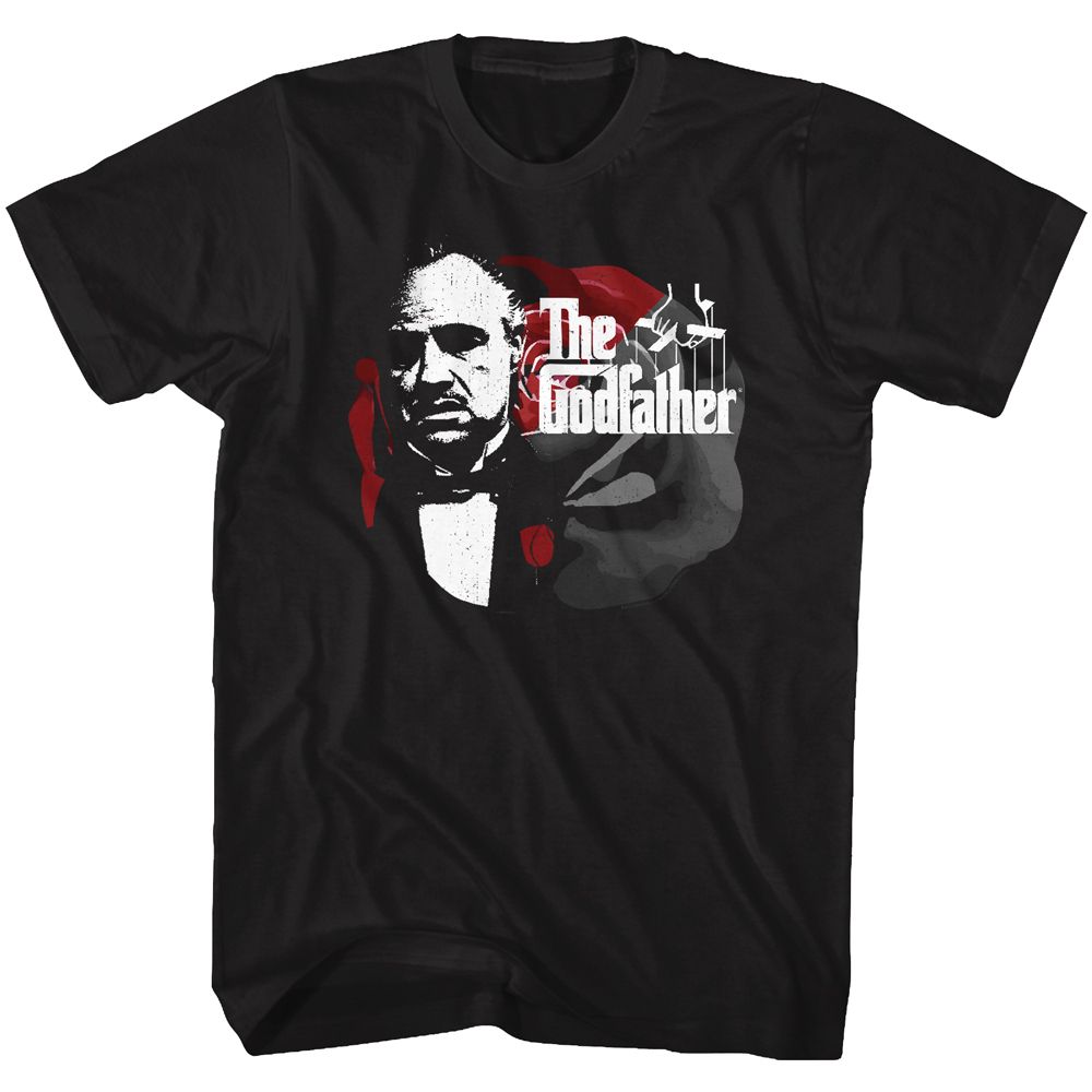 Godfather - Rose & Logo - Short Sleeve - Adult - T-Shirt