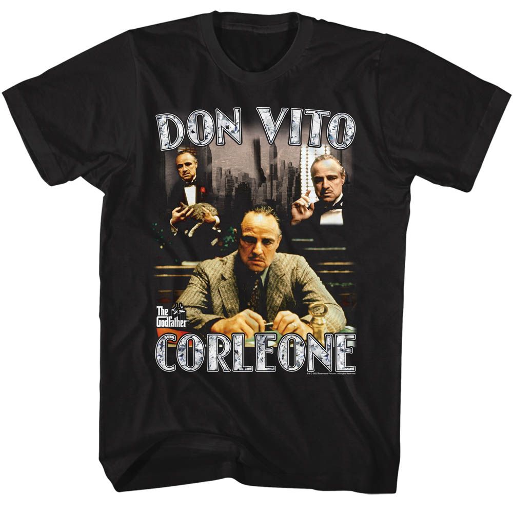 Godfather - Don Vito Collage - Short Sleeve - Adult - T-Shirt