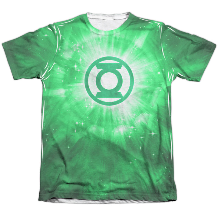 Green Lantern Symbol Green Energy Sublimation Allover Print Adult T-Shirt