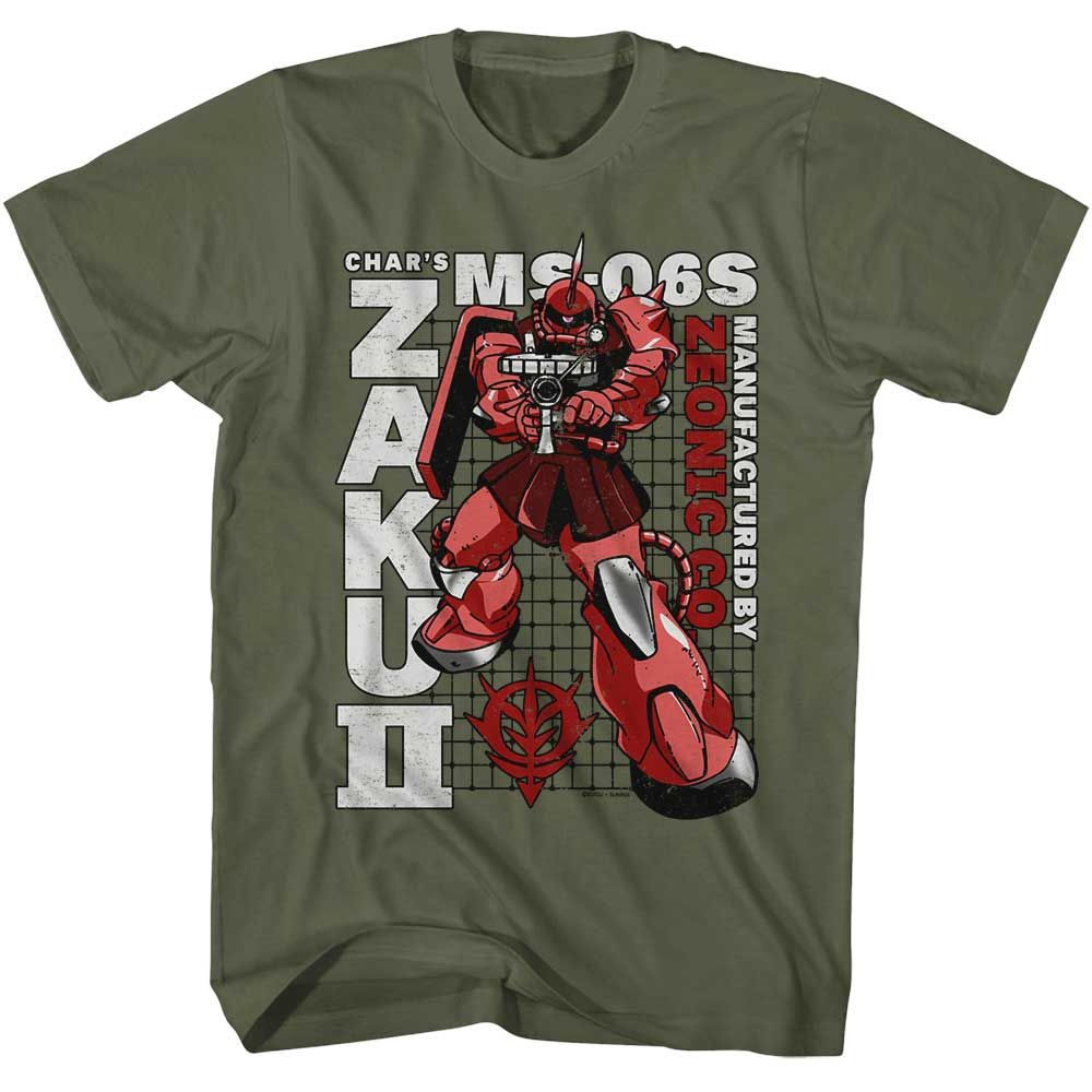 Gundam - Zaku Ii Sheet - Adult T-Shirt
