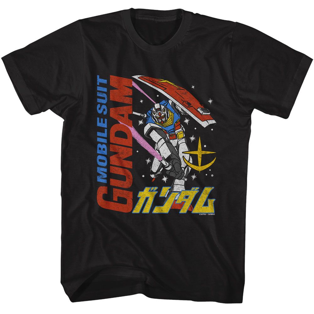 Gundam - Ms Gundam And Mecha - Adult T-Shirt