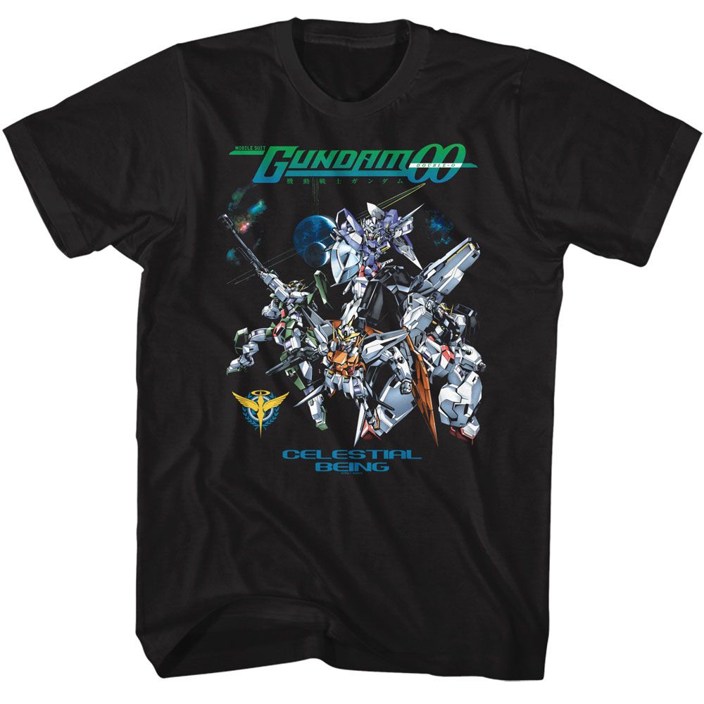 Gundam - Celestial Being In Space - Adult T-Shirt