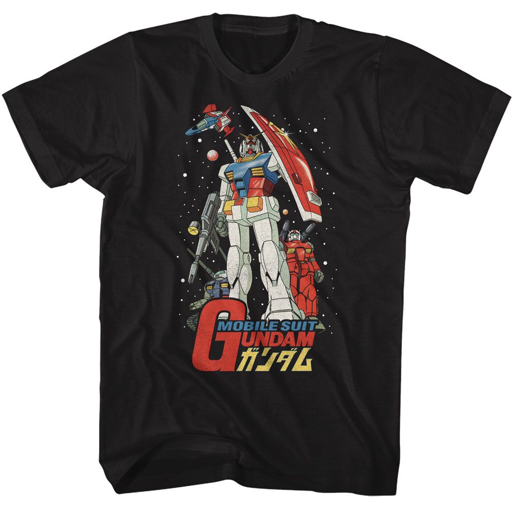 Gundam - Mobile Suit Poster - Adult T-Shirt