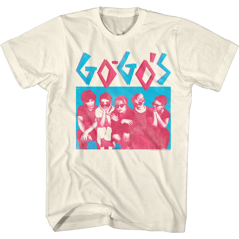 The Gogos - Cyan Magenta Group - Short Sleeve - Adult - T-Shirt