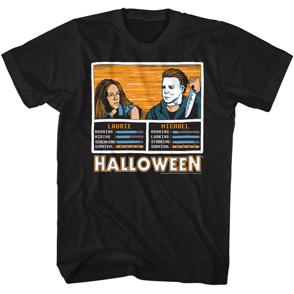 Halloween - Laurie Vs Michael - Short Sleeve - Adult - T-Shirt