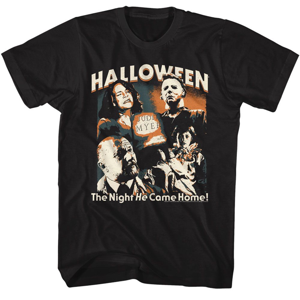 Halloween - Five Photo Collage - Short Sleeve - Adult - T-Shirt